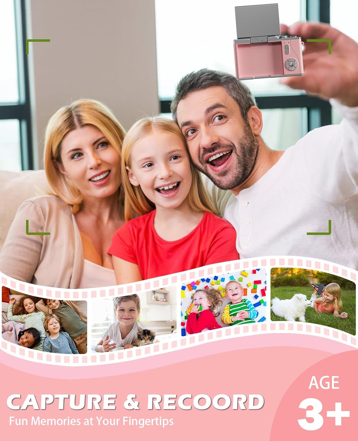 Zoomiko SNAP 4K – 48MP Flip Screen Digital Camera for Kids & Teens