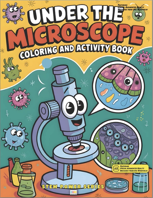Under the Microscope Coloring & Activity Book