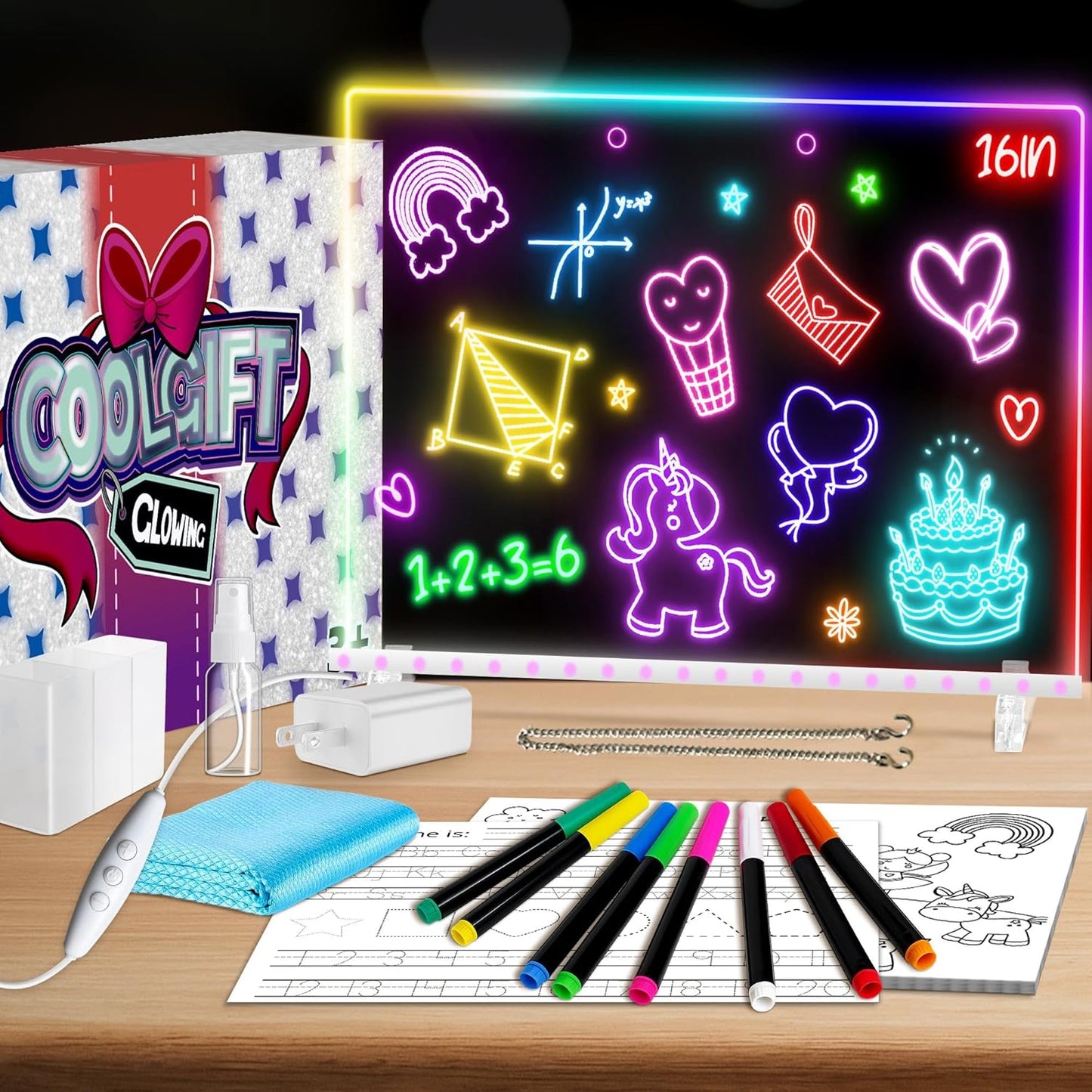 Zoomiko Glow Drawing Board