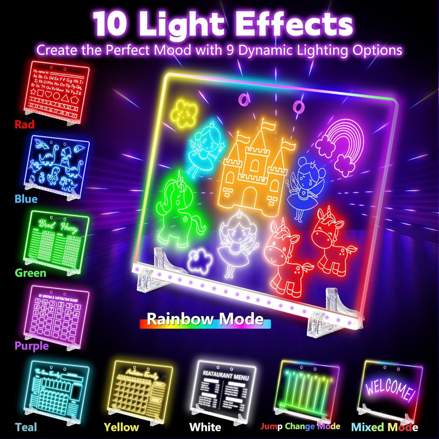 Zoomiko Glow Drawing Board
