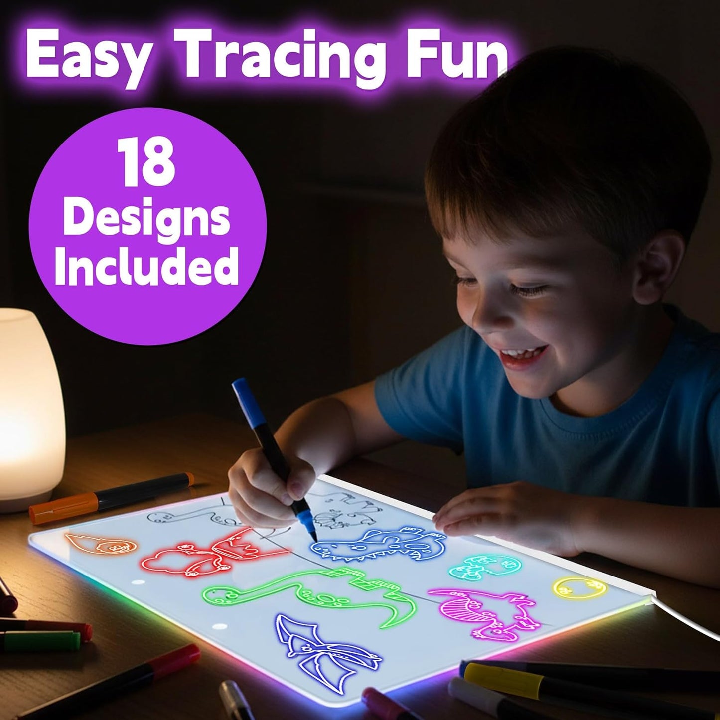 Zoomiko Glow Drawing Board