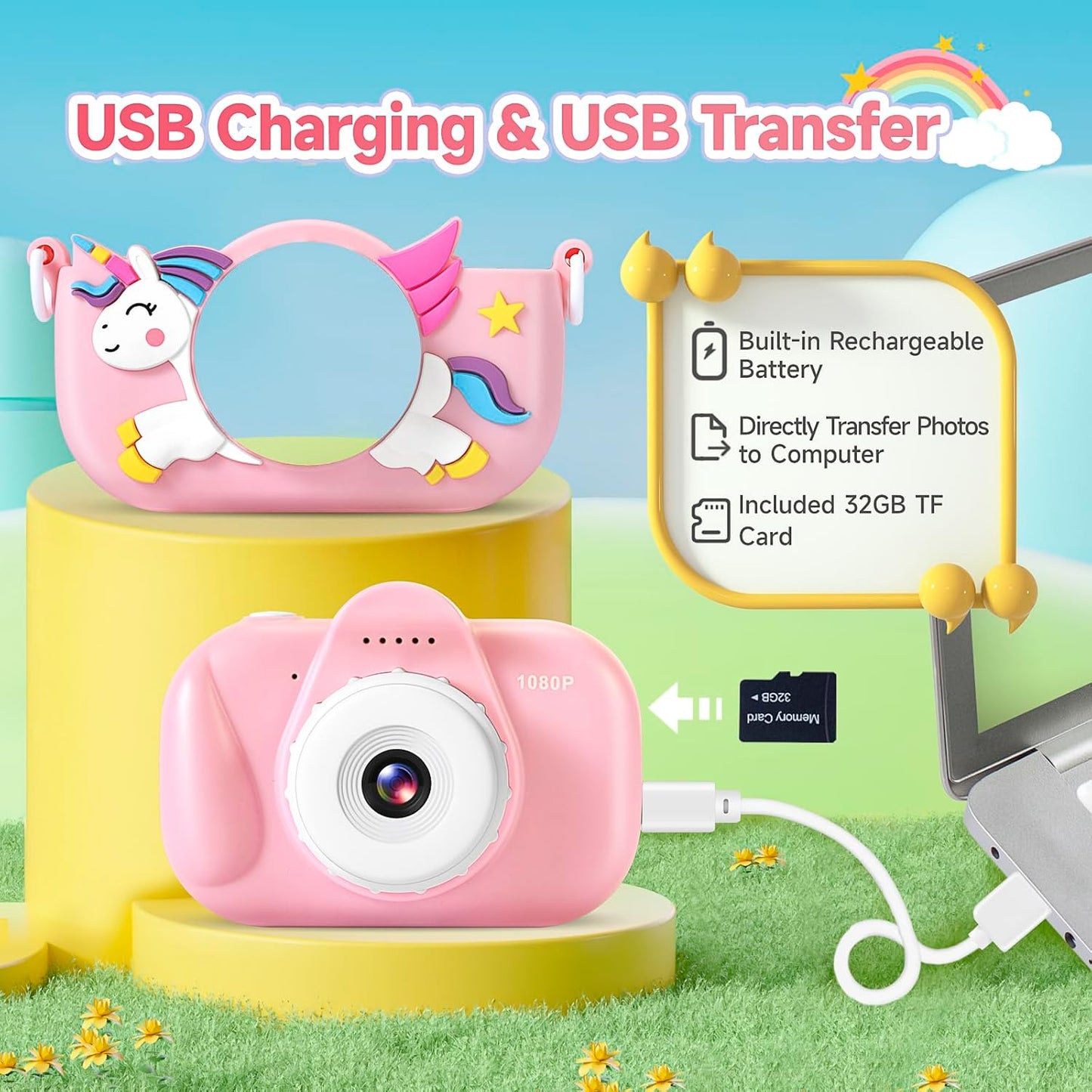 Zoomiko WonderCam™ – Kids Digital Camera