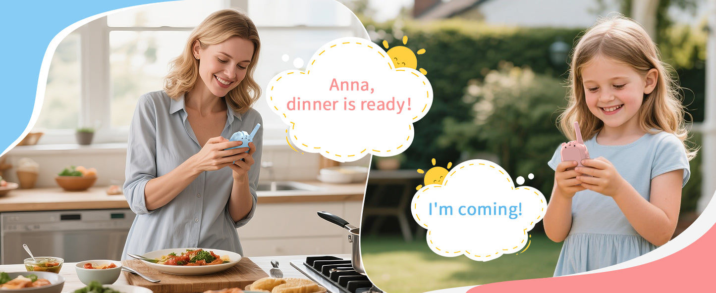 Zoomiko Peek&Talk - Kids Walkie Talkie with Video