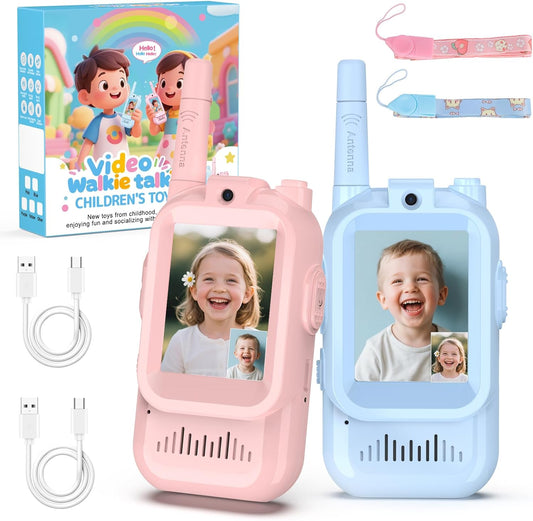 Zoomiko Peek&Talk - Kids Walkie Talkie with Video
